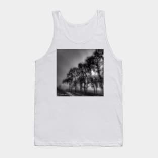 Shadows And Tall Trees - Black And White Tank Top